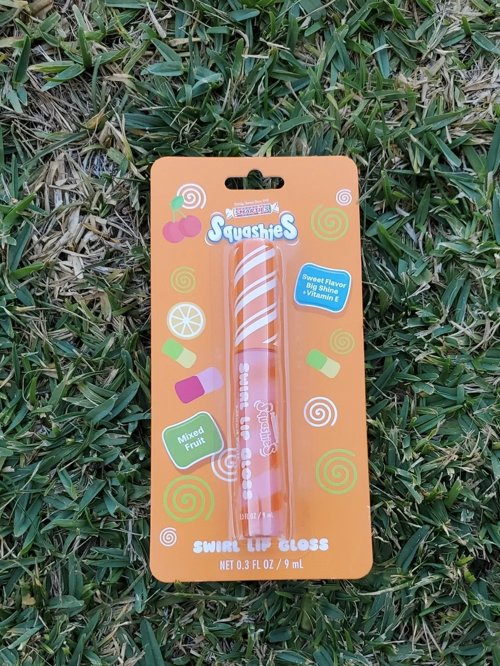 Smarties Squashies Swirl Lip Gloss Mixed Fruit